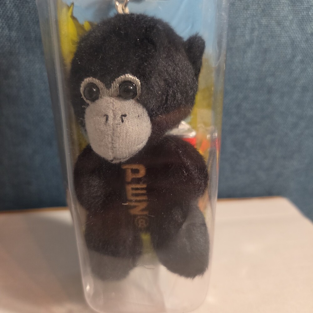 PEZ Wildlife Animals Plush Monkey Chimp Keychain Dispenser 2015 - Picture 12 of 16